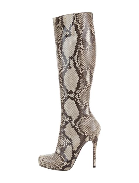 christian louboutin snakeskin boots.